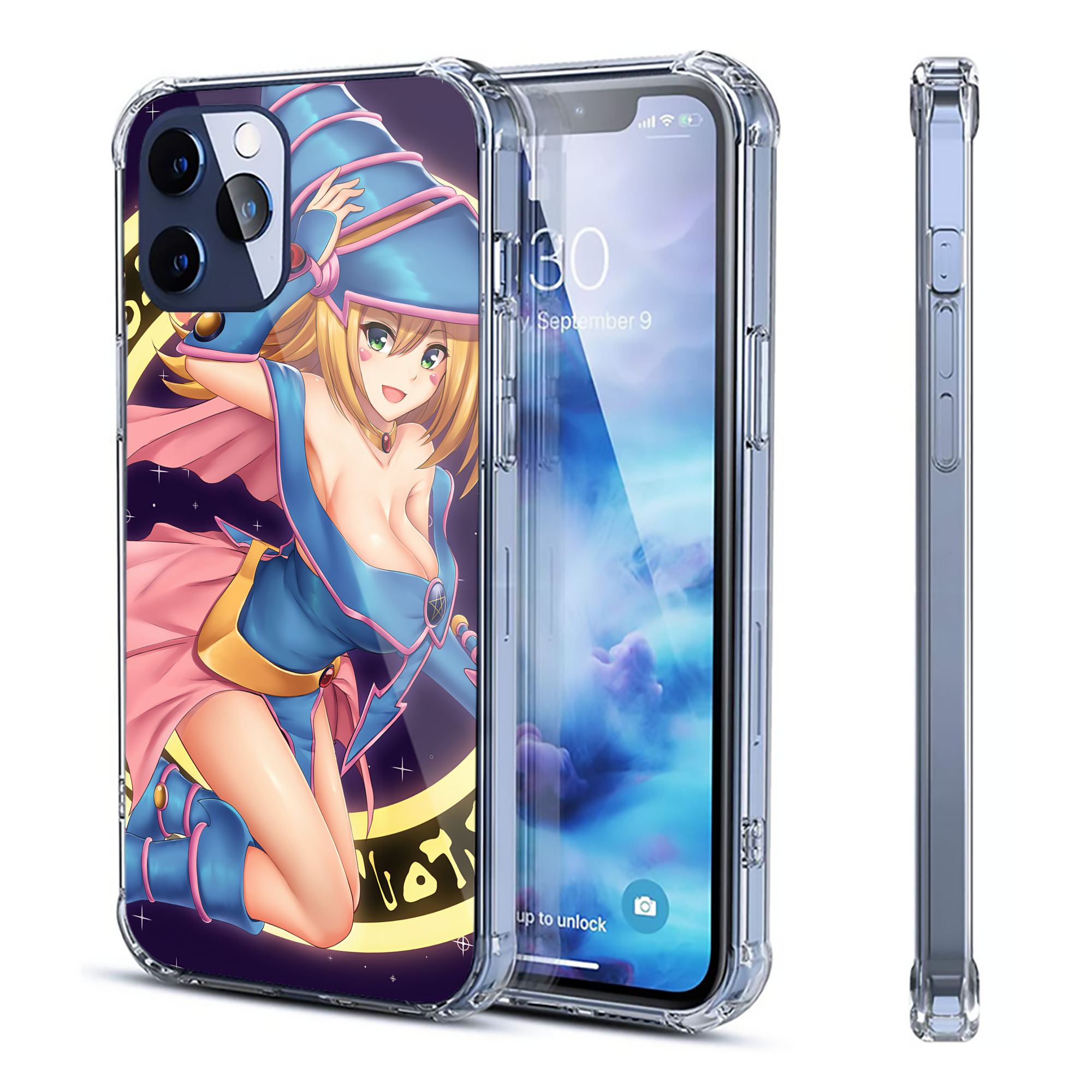 （画像用） 遊☆戯☆王 Yu-Gi-Oh! 【iPhone 12シリーズ対応】透明スマホケース（クリアソフトケース）